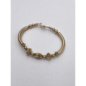 1/20 14k GF Gold Field Bracelet Cuff Vintage Estate 6.25”